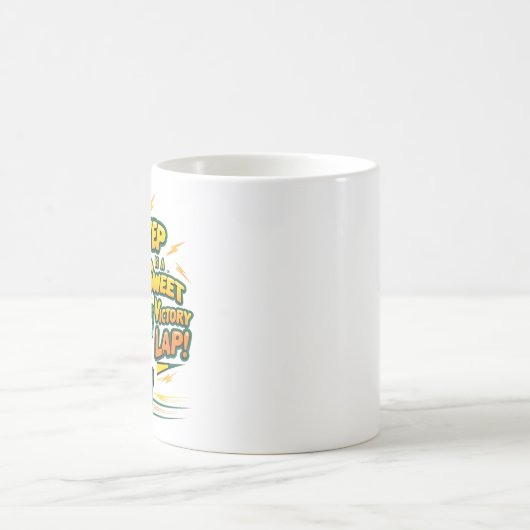 Glücklich laufende Ananas Kaffeetasse (Mittel)