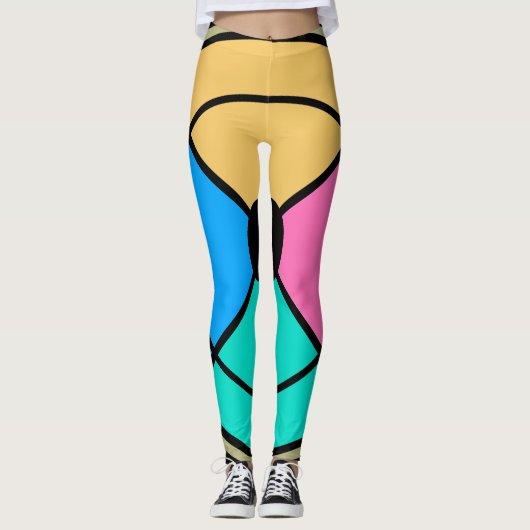 glücklich leggings (Vorderseite)