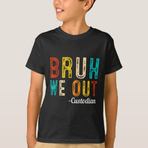 Glücklich letzten Tag der Schule Sommer Bruh wir a T-Shirt