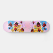 Glücklich-Liebe Marienkäfer-Skateboard Skateboard (Horizontal)