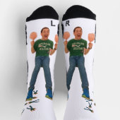 Glücklich mit Zuckerwatte Socken (Oben)
