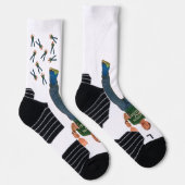 Glücklich mit Zuckerwatte Socken (Rechts)