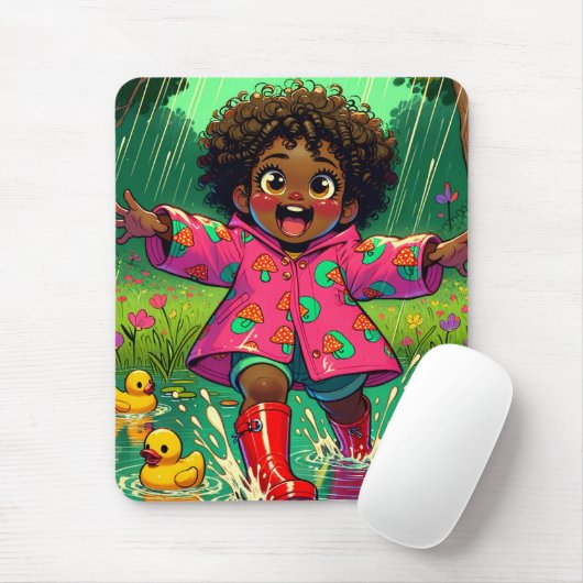 glücklich Mousepad (Mit Mouse)