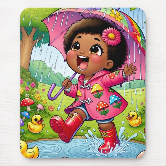 glücklich Mousepad (Vorne)