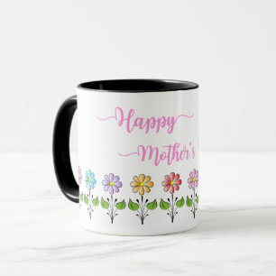 Glücklich-Mutter-Tage, Blumen, Liebe Sie Mama Tasse