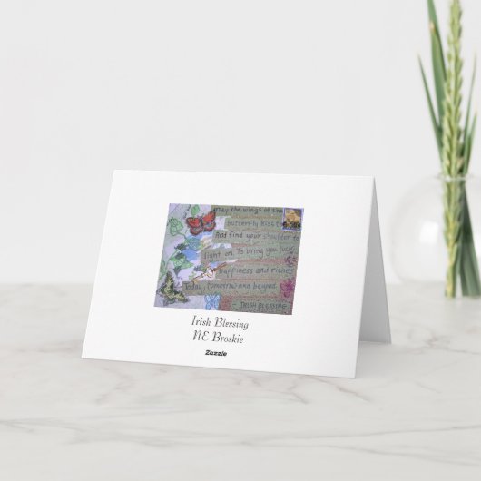 GLÜCKLICH NEUE ZUHAUSE ANKÜNDIGUNG (Rückseite)