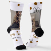 Glücklich neues Jahr Single Vater fügen Fotoname b Socken (Gewinkelt)