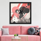 glücklich nie danach leinwanddruck (Insitu (Wohnzimmer))