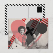 glücklich nie danach postkarte (Vorne/Hinten)