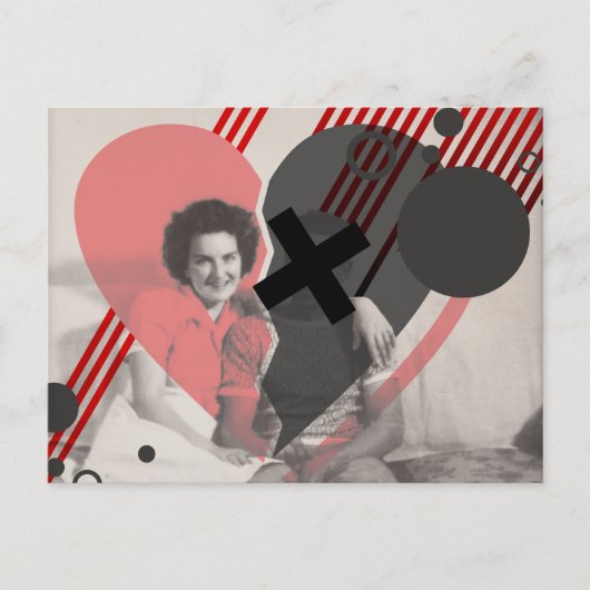 glücklich nie danach postkarte (Vorderseite)