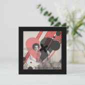 glücklich nie nachher einladung (Stehend Vorderseite)