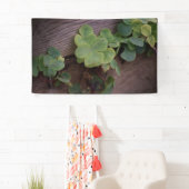 Glücklich oder bestimmt? St. Patricks Day-Kleeblät Banner (Insitu)