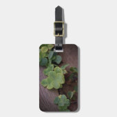 Glücklich oder bestimmt? St. Patricks Day-Kleeblät Gepäckanhänger (Vorderseite vertikal)