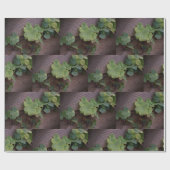 Glücklich oder bestimmt? St. Patricks Day-Kleeblät Geschenkpapier (Flach)