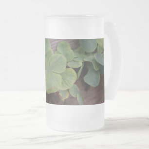 Glücklich oder bestimmt? St. Patricks Day-Kleeblät Mattglas Bierglas