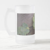Glücklich oder bestimmt? St. Patricks Day-Kleeblät Mattglas Bierglas (Links)