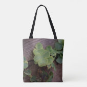 Glücklich oder bestimmt? St. Patricks Day-Kleeblät Tasche (Rückseite)