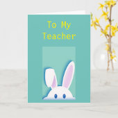 GLÜCKLICH OSTER, GLÜCKLICH FREUNDLICH, GLÜCKLICH A KARTE (Gelbe Blume)