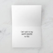 ** GLÜCKLICH OSTERN** FÜR EIN BESONDERES KIND KARTE (Innenseite)