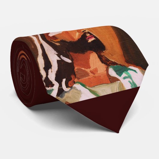 GLÜCKLICH OSTERN, JESUS-Krawatte Krawatte (Gerollt)