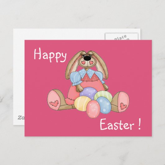 Glücklich, Ostern Postkarten ! (Vorne/Hinten)