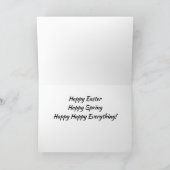 GLÜCKLICH "OSTERN" UND "SPRING" AUF ****MEIN TWIN* KARTE (Innenseite)