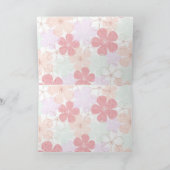 Glücklich Pink Garden - Herzlichen Glückwunsch! Karte (Innenseite)