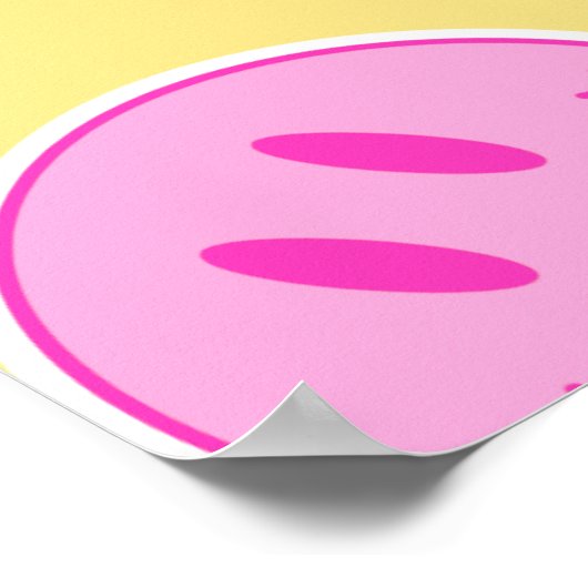 glücklich poster (Ecke)