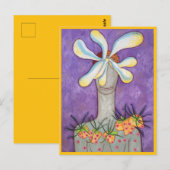 glücklich postkarte (Vorne/Hinten)