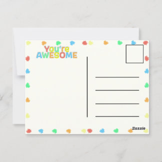 GLÜCKLICH. POSTKARTE