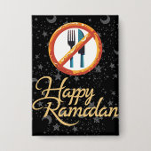 glücklich Ramadan Button (Vorderseite)