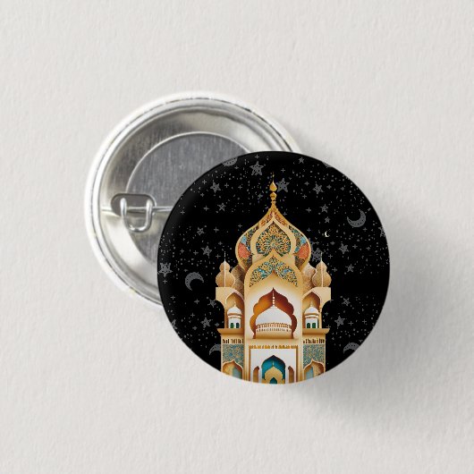 glücklich Ramadan Button (Vorne & Hinten)