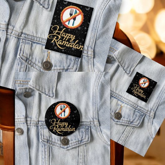 glücklich Ramadan Button