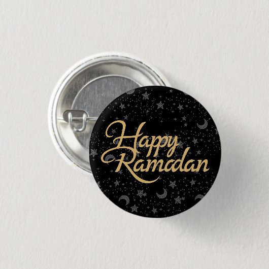 glücklich Ramadan Button (Vorne & Hinten)