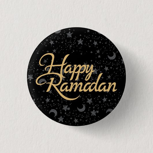 glücklich Ramadan Button (Vorderseite)