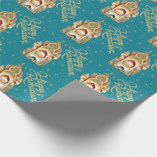 glücklich Ramadan Geschenkpapier (Ecke)