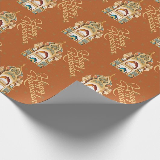 glücklich Ramadan Geschenkpapier (Ecke)