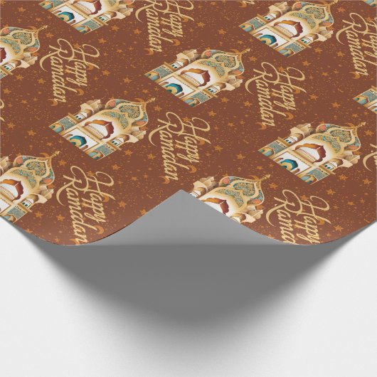 glücklich Ramadan Geschenkpapier (Ecke)