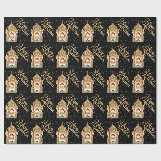 glücklich Ramadan Geschenkpapier (Flach)