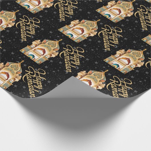 glücklich Ramadan Geschenkpapier (Ecke)