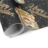 glücklich Ramadan Geschenkpapier (Rolleneckpunkt)