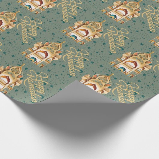 glücklich Ramadan Geschenkpapier (Ecke)