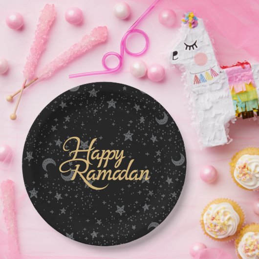 glücklich Ramadan Pappteller (Party)