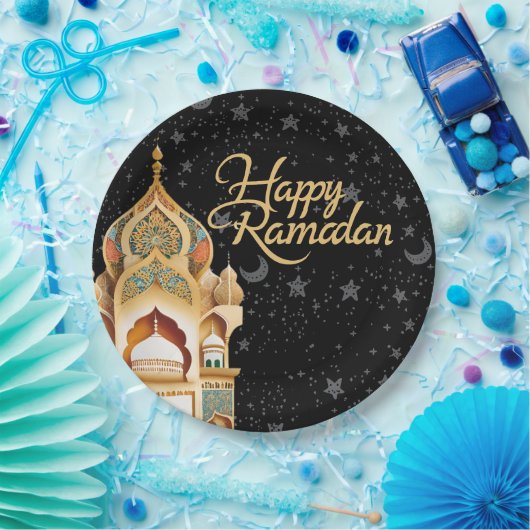 glücklich Ramadan Pappteller (Party)