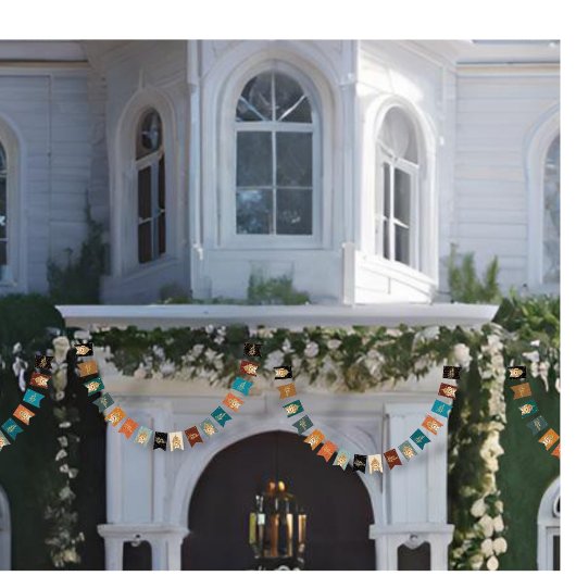 glücklich Ramadan Wimpelkette