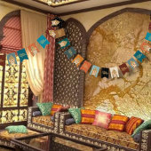 glücklich Ramadan Wimpelkette