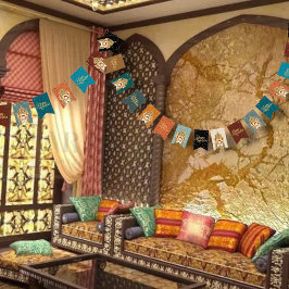 glücklich Ramadan Wimpelkette