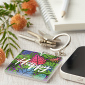 glücklich schlüsselanhänger (Vorderseite rechts)