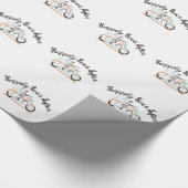 Glücklich seitdem geschenkpapier (Ecke)