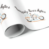 Glücklich seitdem geschenkpapier (Rolleneckpunkt)